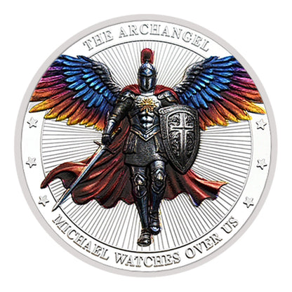 Archangel Michael Challenge Medal Saint Watch American Metal Medal