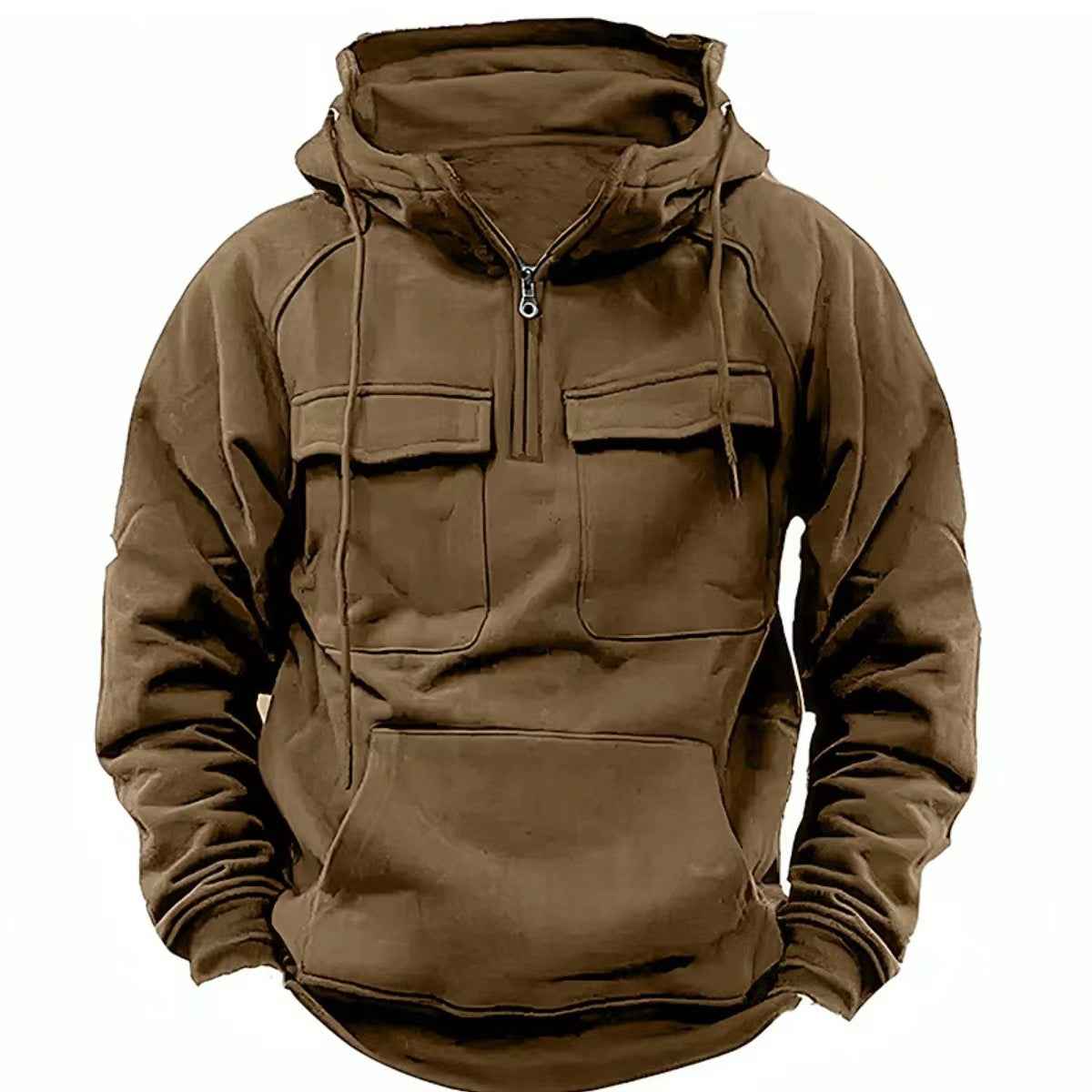 Men's Zip-Up Hoodie Sweatshirt – Casual Everyday Hoodie