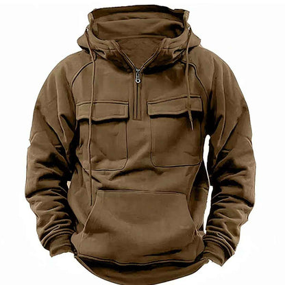 Men's Zip-Up Hoodie Sweatshirt – Casual Everyday Hoodie