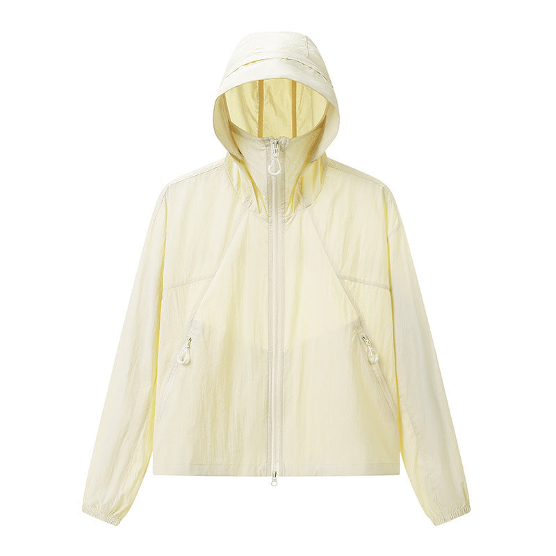 Unisex UV Protection Hooded Nylon Jacket – 10 Colors