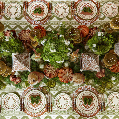 Chocolate Bow Laurel Placemats (Set of 4)