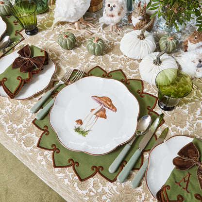 Scalloped Mushroom Dinner Plate