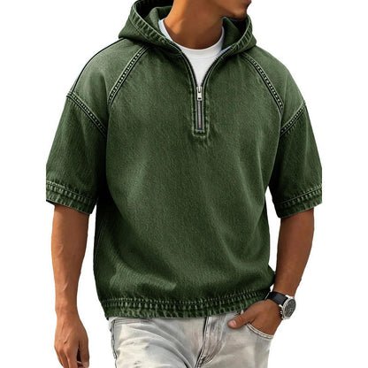 Men's Half-Zip Sports Hoodie