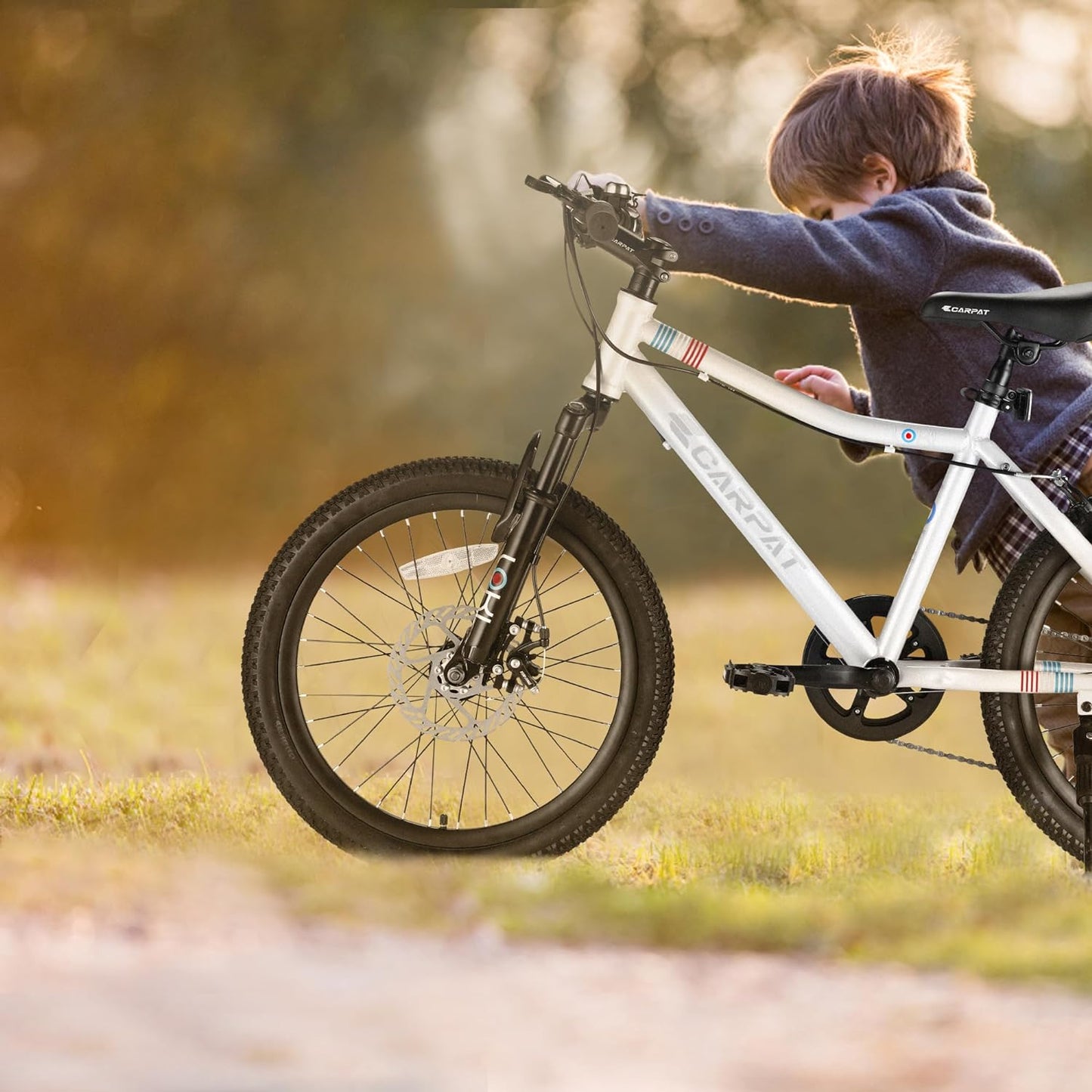 20" Kids Mountain Bike | Ages 6-12 | 7-Speed Shimano, Disc Brake & Front Suspension