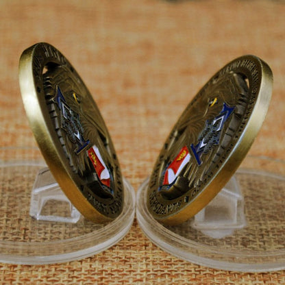 Challenge Hollow Eagle Head Insignia Coin