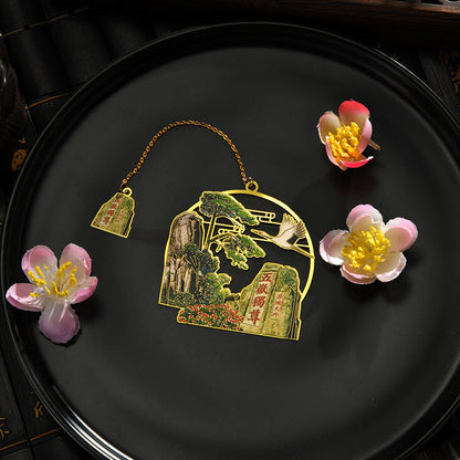 Chinese Style Flower God Classical Bookmark Teachers' Day Color Gift