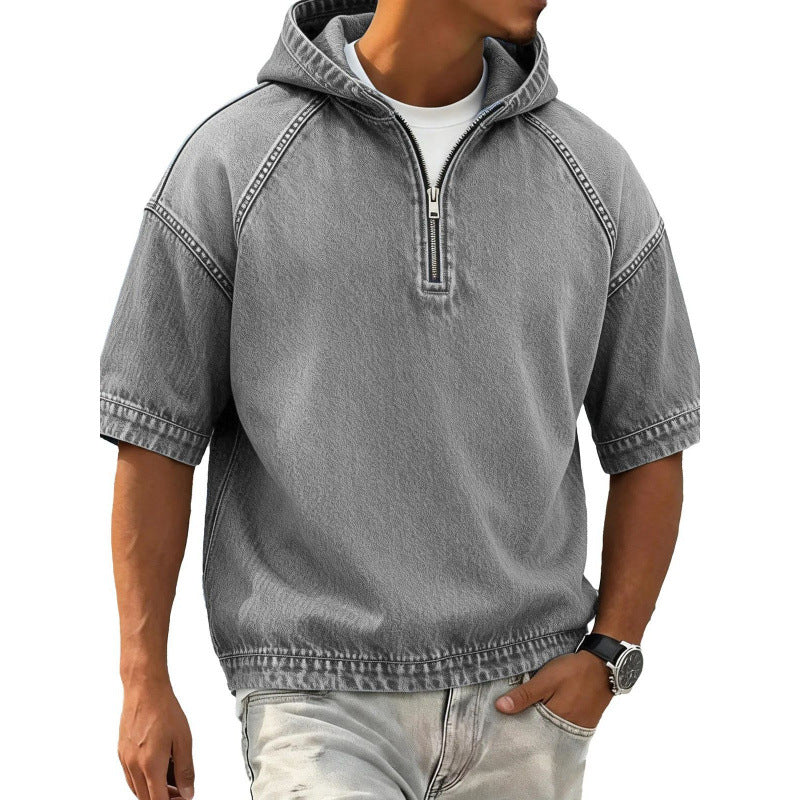 Men's Half-Zip Sports Hoodie
