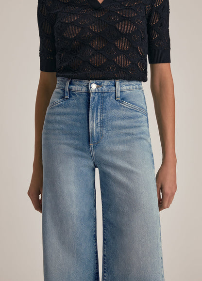 THE MISCHA SUPER HIGH RISE WIDE LEG CROP