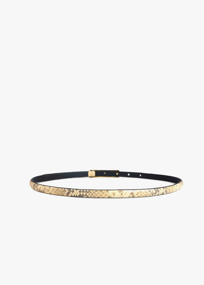 THE SNAKE PRINT LADY BELT