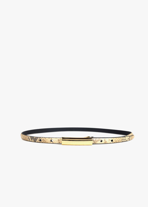 THE SNAKE PRINT LADY BELT