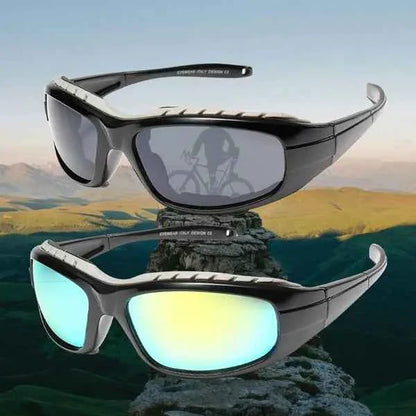 2-Pack Motorcycle Riding Glasses | UV400, Wind Resistant, Foam Padded