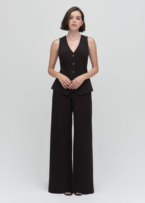 THE PETITE JONES WIDE LEG PANT