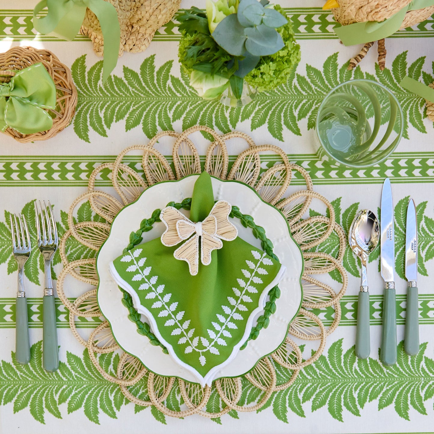 Sage Green Cutlery (5 Piece)