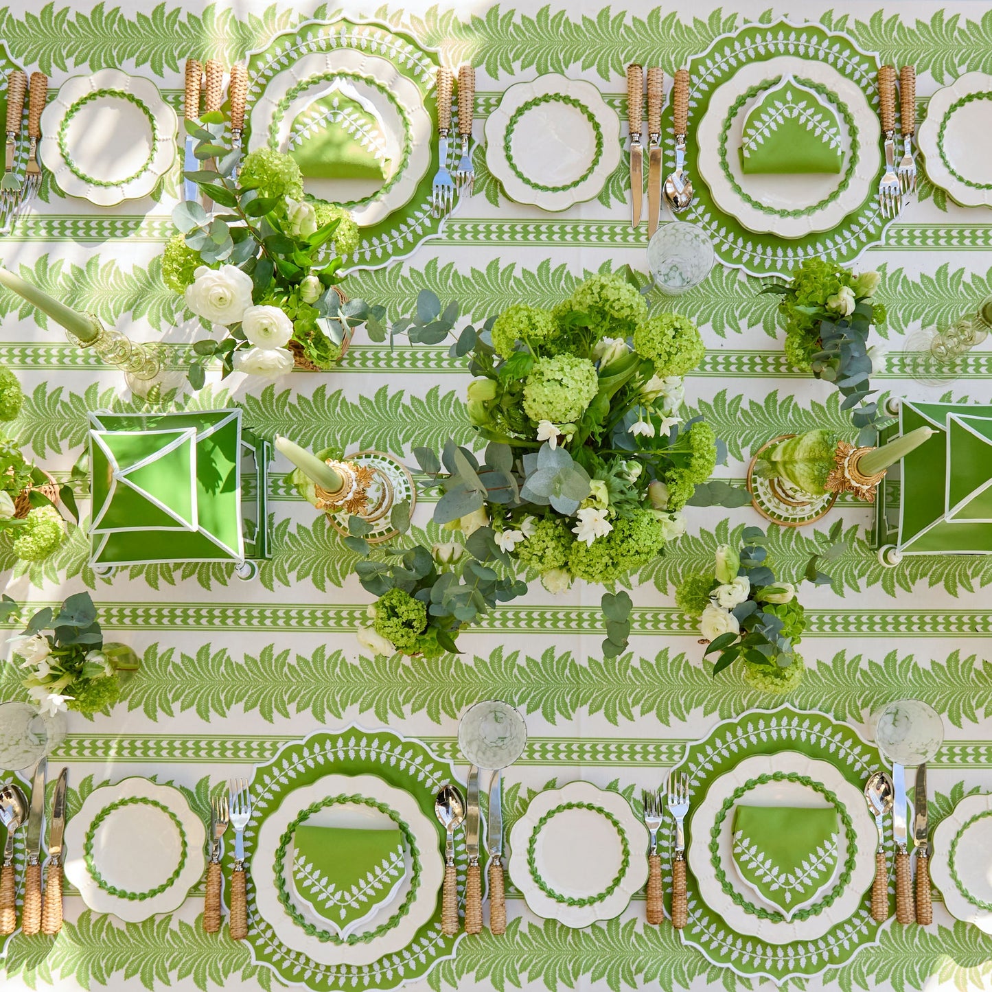 Green Laurel Dinner Plate