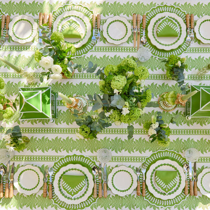 Green Laurel Dinner Plate