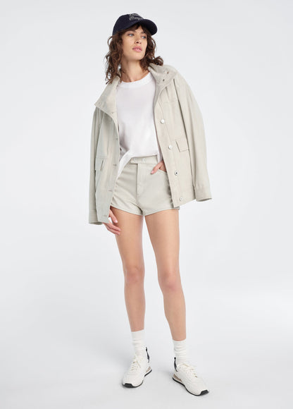 THE VEGAN SUEDE SHORT SHORTS