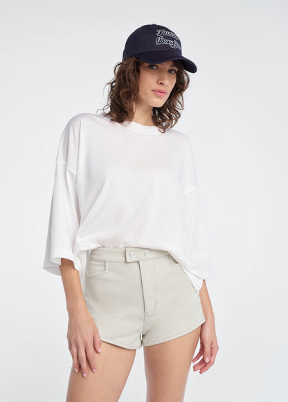 THE VEGAN SUEDE SHORT SHORTS