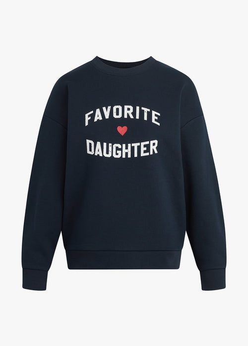 THE FAVORITE DAUGHTER HEART LOGO SWEATSHIRT