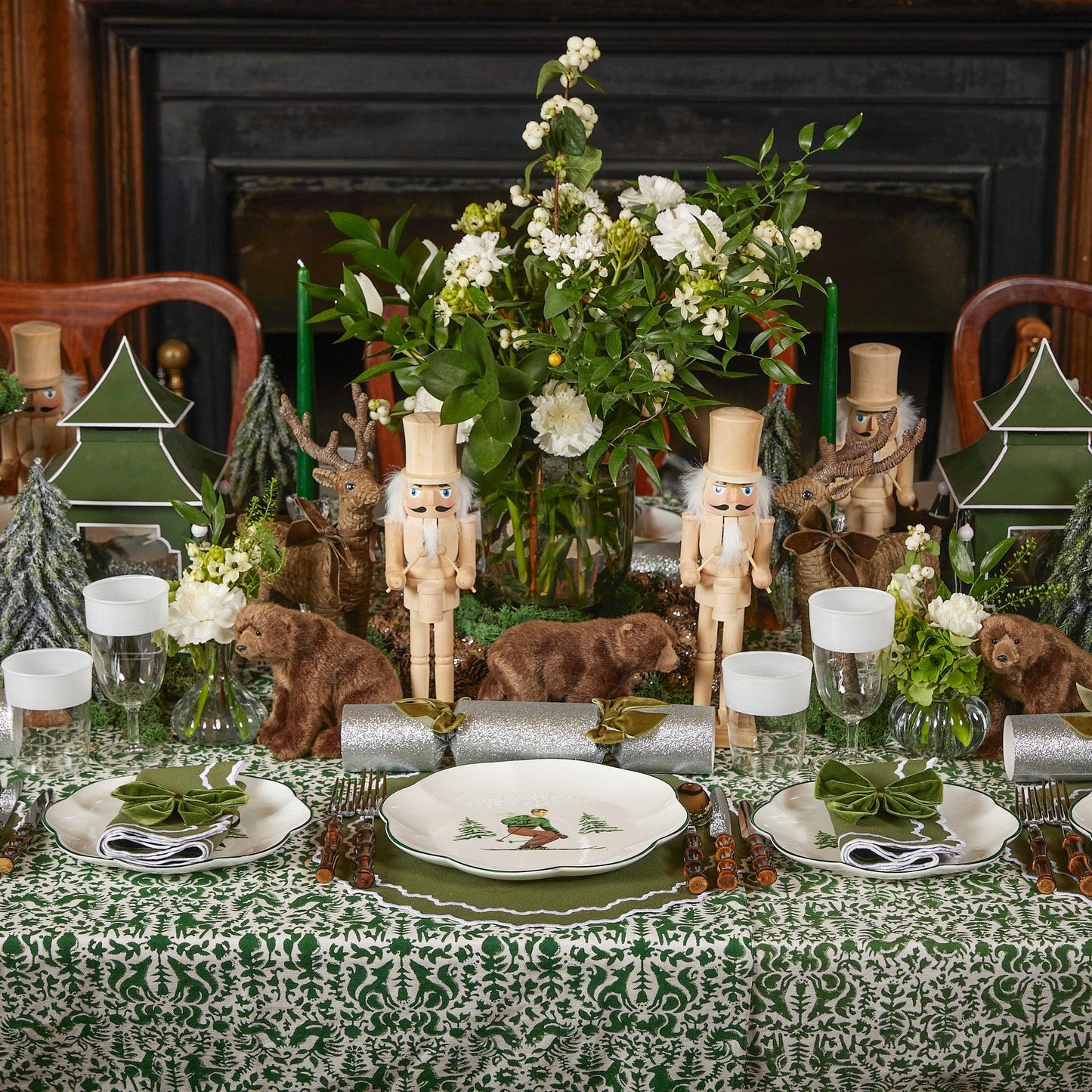 Forest Green Candles (Set of 8)