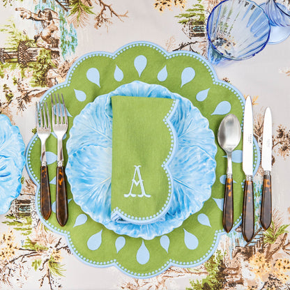 Green & Blue Bettina Napkins (Set of 4)