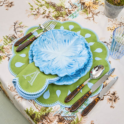 Serena Cabbage Dinner & Starter Plates (Set of 8)
