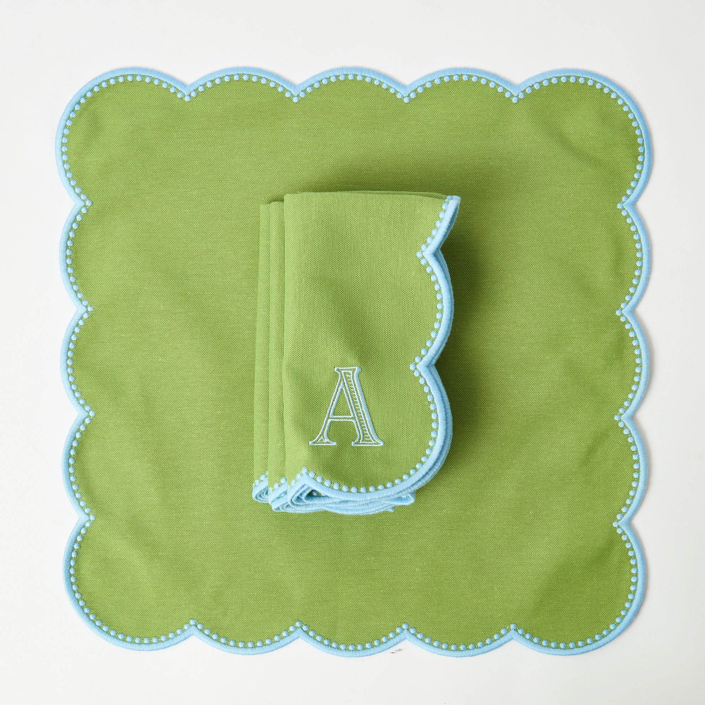 Green & Blue Bettina Napkins (Set of 4)