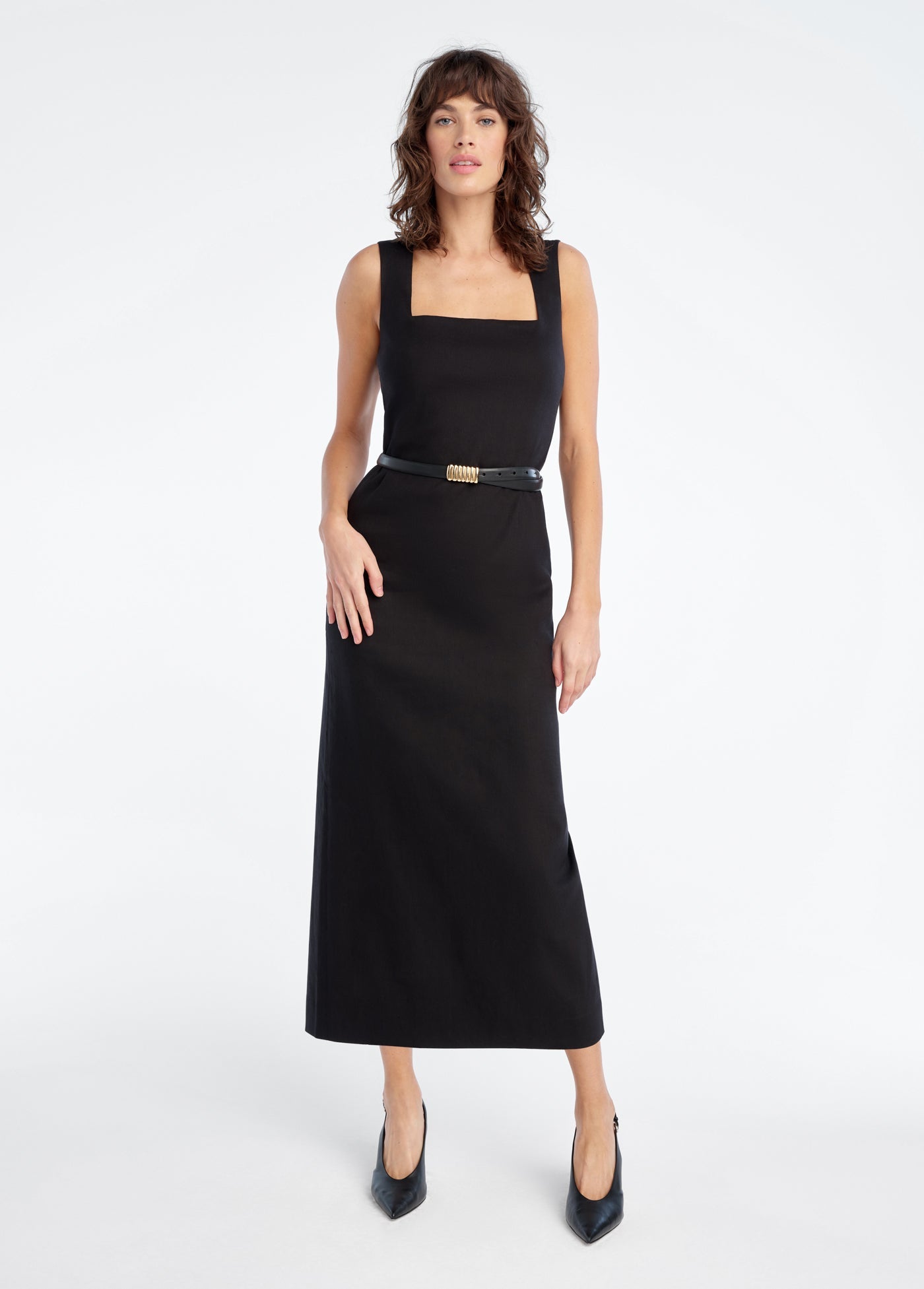 THE PERFECT OPPORTUNITY LINEN DRESS