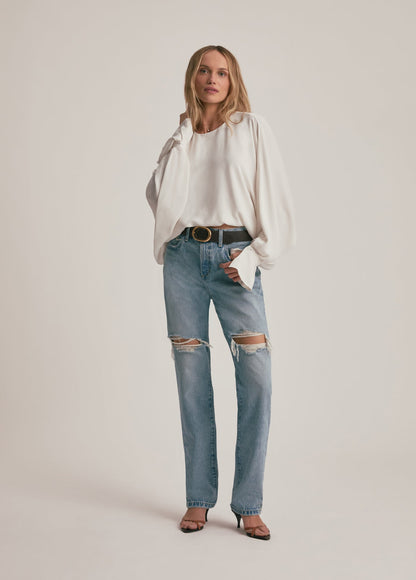 THE MIKAELA LOW SLUNG LONG SLIM STRAIGHT