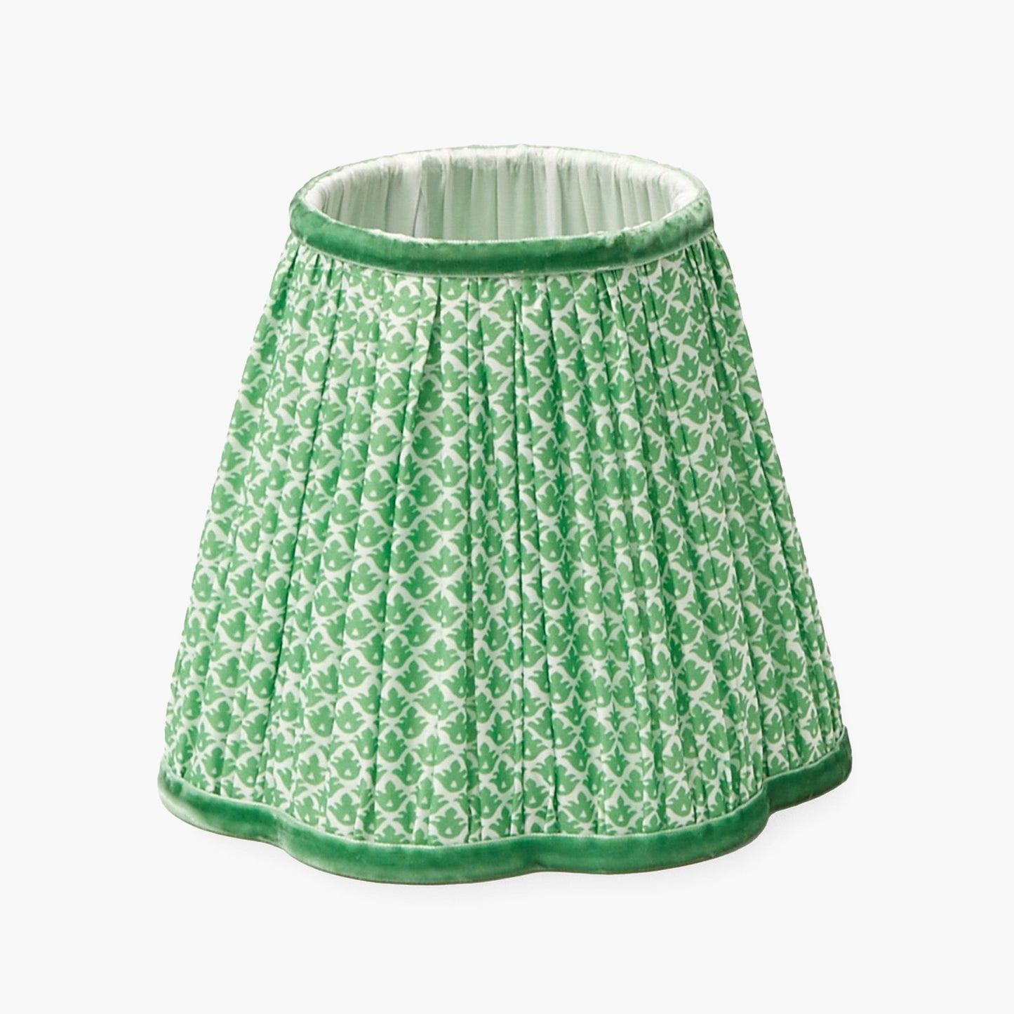 Tall Marilyn Bow Rechargeable Lamp with Green Lotus Shade (18cm)