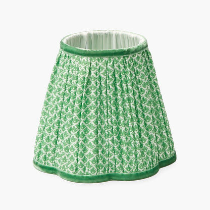 Tall Marilyn Bow Rechargeable Lamp with Green Lotus Shade (18cm)