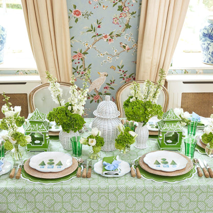Green Positano Glasses (Set of 4)
