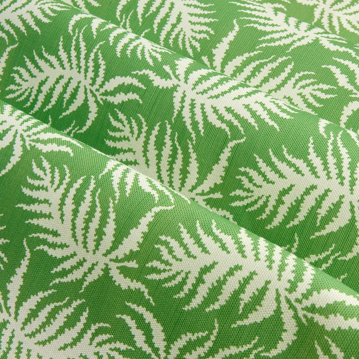 Green Trailing Ferns Fabric