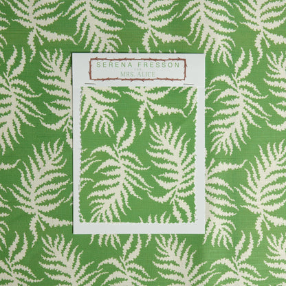 Green Trailing Ferns Fabric