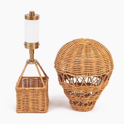 Hot Air Balloon Rechargeable Lamp with Pink Bow