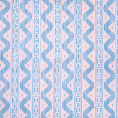Pink & Blue Ikat Tablecloth