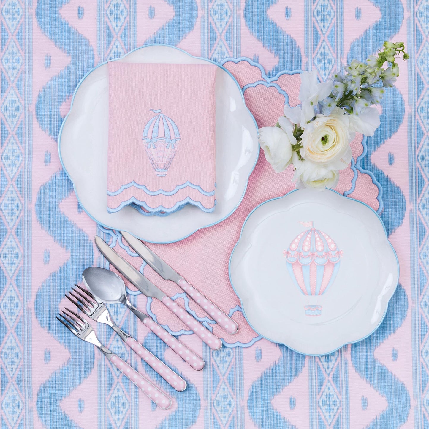 Bea Balloon Dinner & Starter Plates (Set of 8)