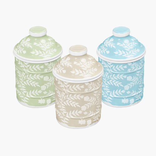 Chinoiserie Canisters (Set of 3)