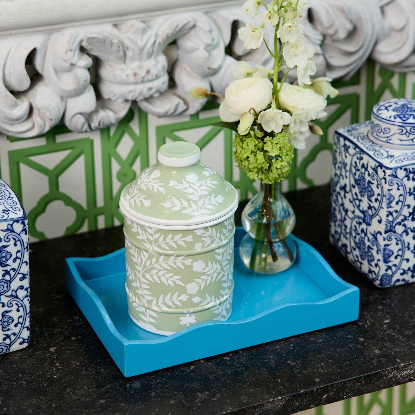Chinoiserie Canisters (Set of 3)