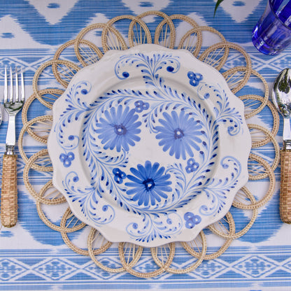 Blue Flowers Starter Plate