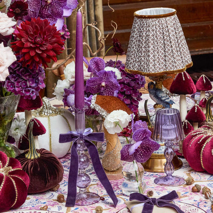 Eden Purple Candle Holder (Pair)