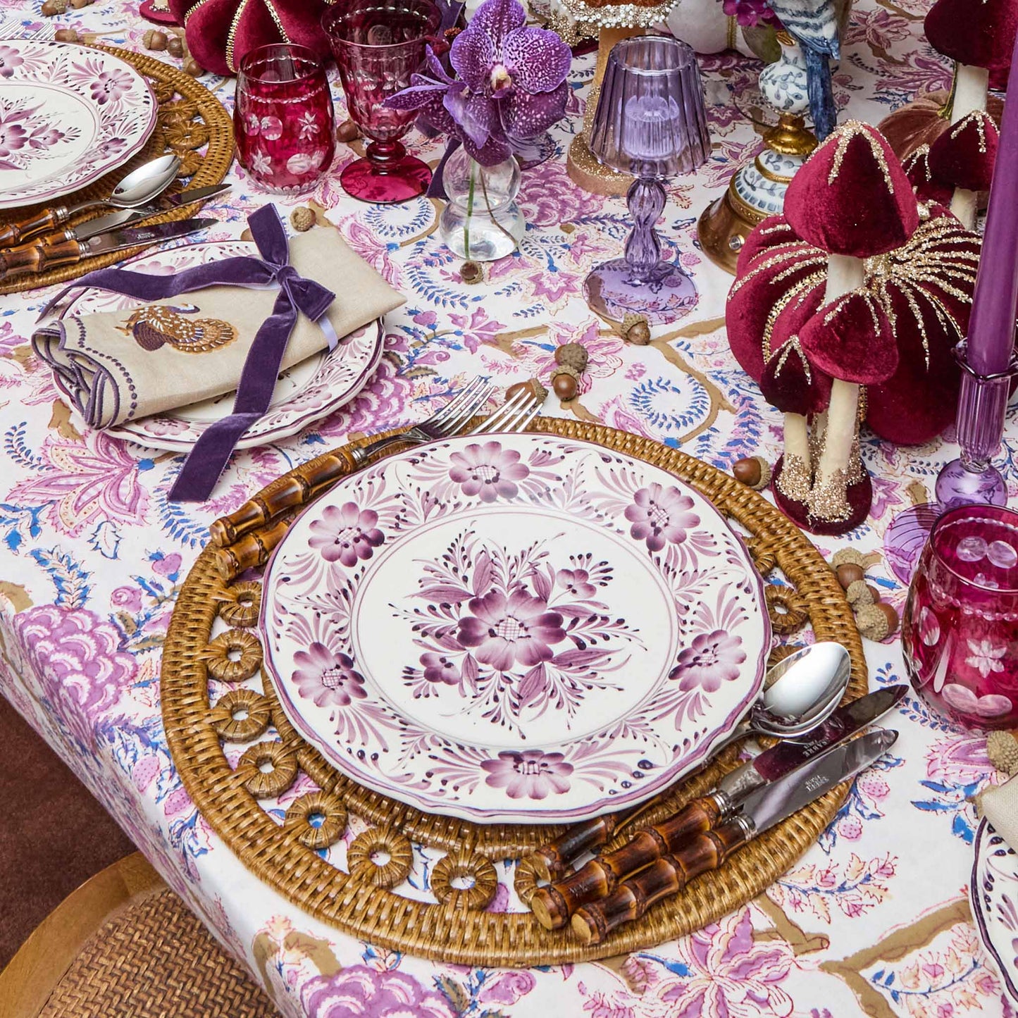 Purple Pandora Dinner Plate