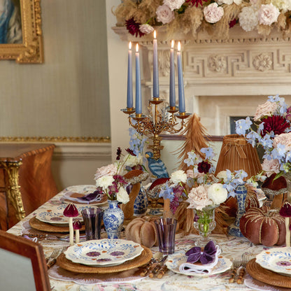 Blue Parrot Candelabra
