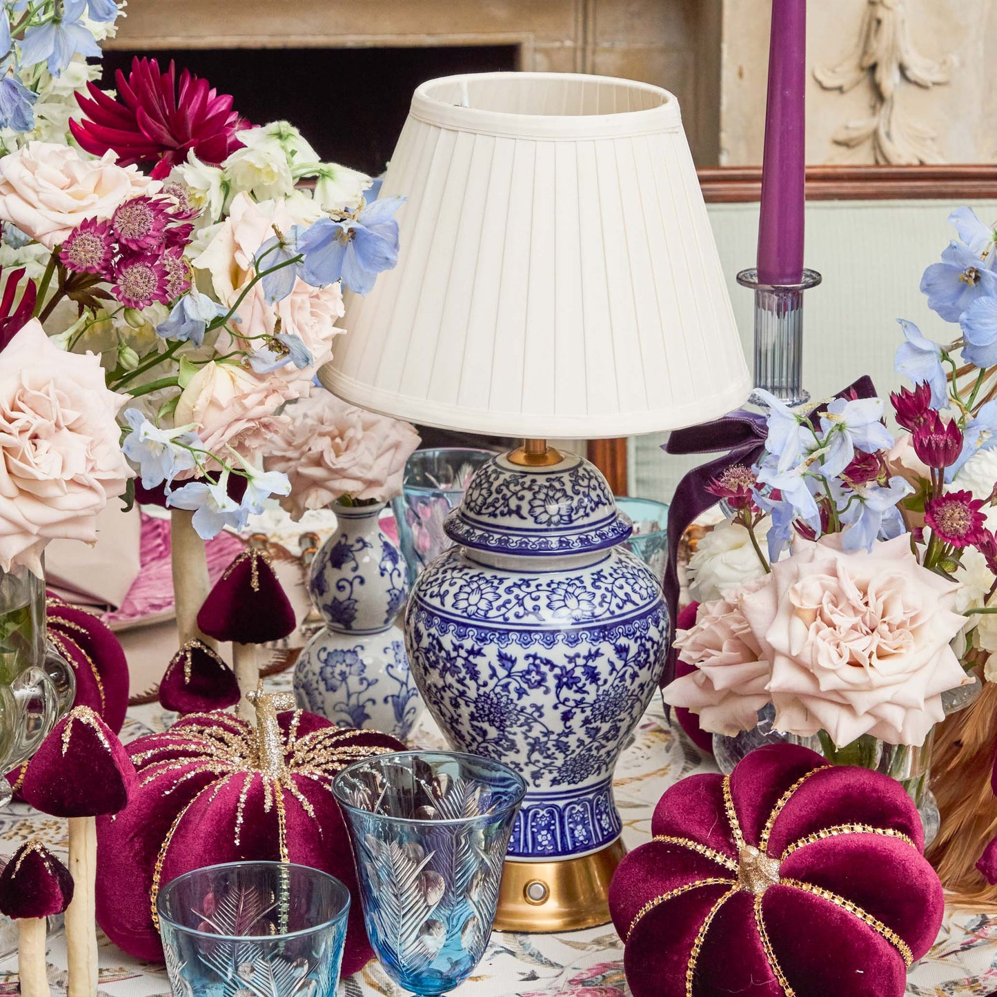 Chinoiserie Rechargeable Lamp