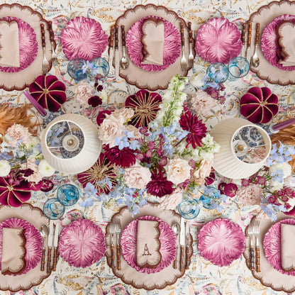 Taupe & Chocolate Isabella Placemats (Set of 4)