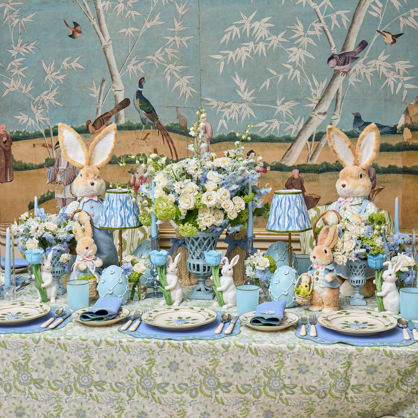Bluebell Rose Eloise Linen Placemats (Set of 4)