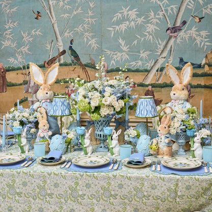 Blue Rose Eloise Linen Placemats & Napkins (Set of 4)