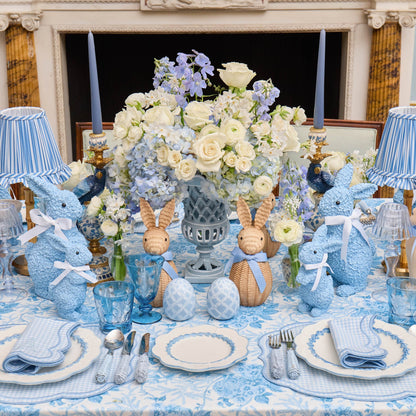 Blue Fern Engraved Wine Glasses (Set of 4)