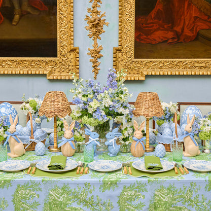 Ottilie Blue Toile Tablecloth