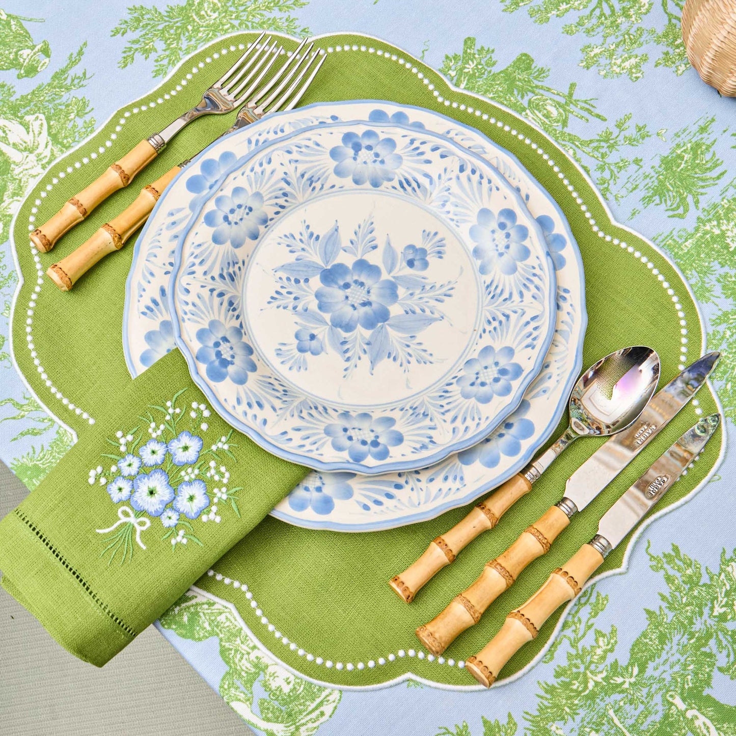 Blue Pandora Dinner Plates (Set of 4)