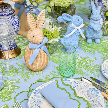 Emerald Hobnail Glasses (Set of 6)